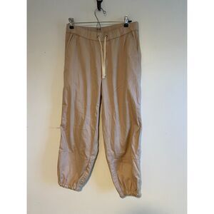 Pact Organic Cotton Khaki Joggers Size Medium Utility Cargo